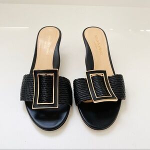 Marion Parke leather buckle sandals NEW